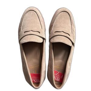 NWT Sam Edelman Women's Tan Suede Loafers Sz 6 Preppy Polished Timeless